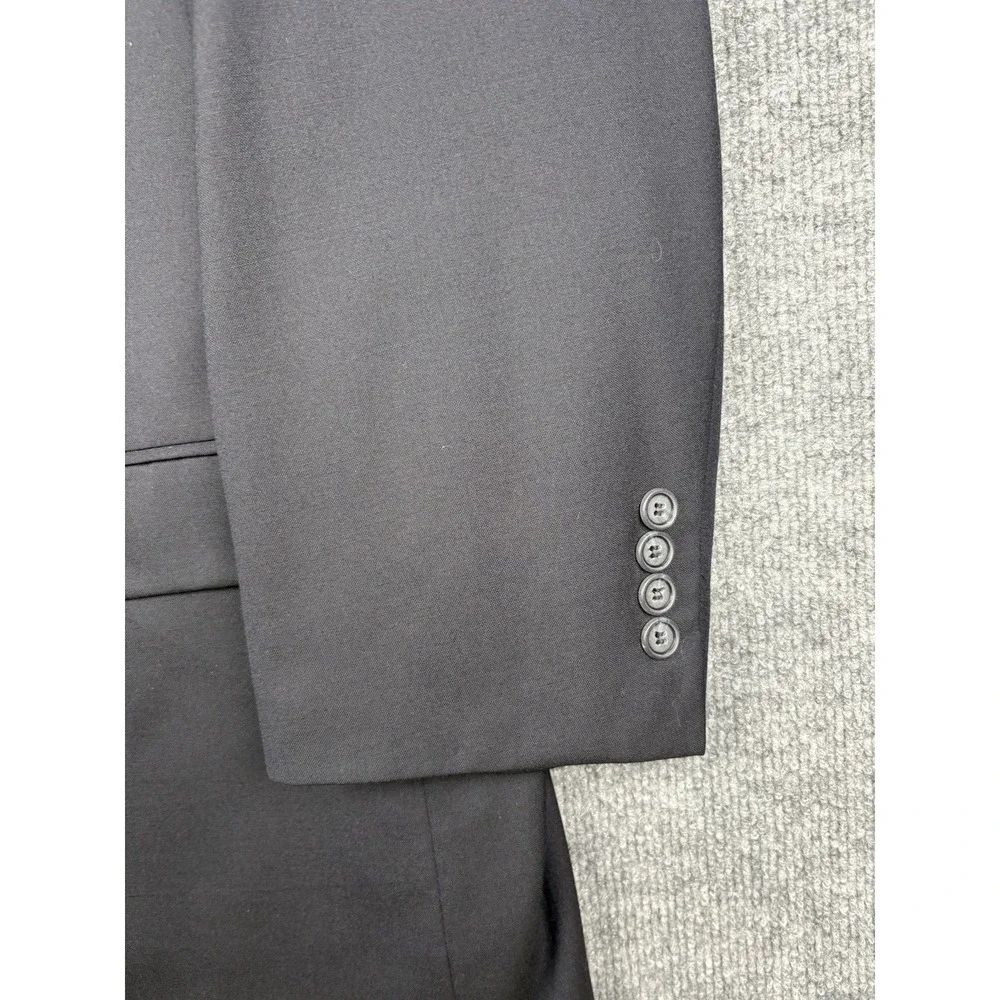 Loro Piana 100% Wool Joseph Abboud Navy Blazer Sport Coat US 52R Made USA